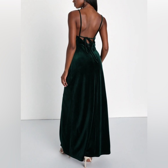 Lulus Velvet Dress - Picture 2 of 2